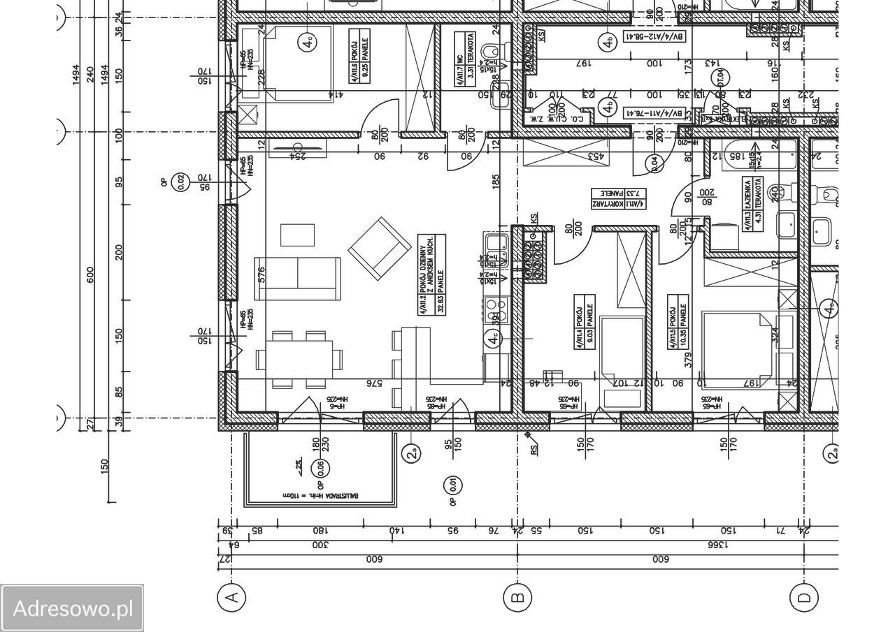 Mieszkanie 4-pokojowe Szczecin Żelechowa, ul. Przepiórki. Zdjęcie 3