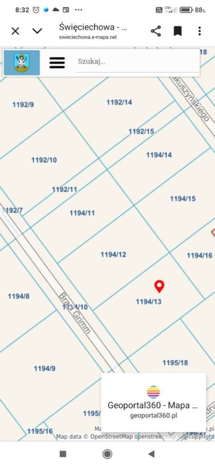 Działka budowlana Święciechowa, ul. Braci Grimm