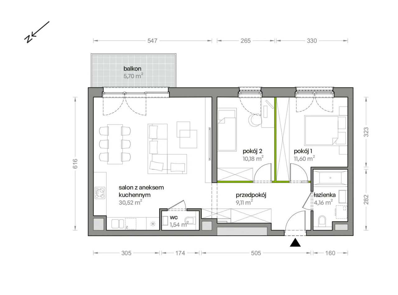 Mieszkanie 3-pokojowe Katowice Brynów, ul. Ceglana. Zdjęcie 7
