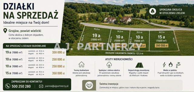 Działka budowlana Grajów. Zdjęcie 2