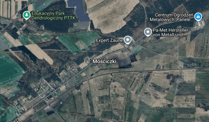 Działka leśna Mościczki