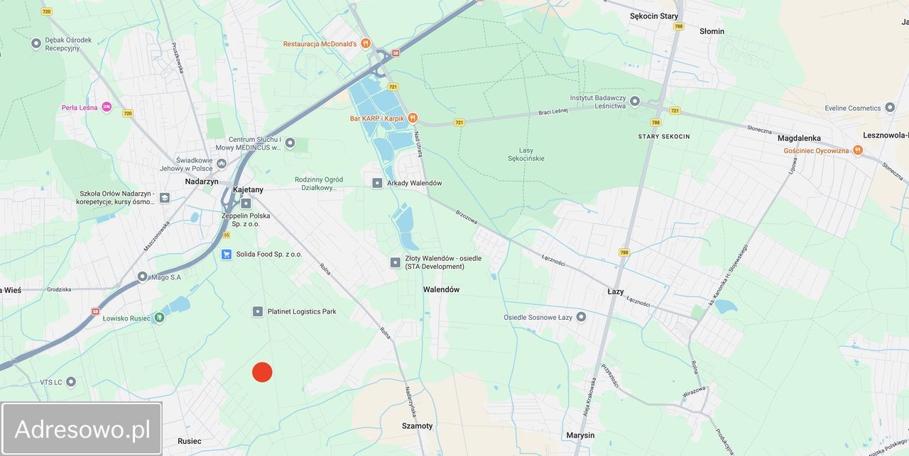 Działka budowlana Kajetany. Zdjęcie 4