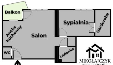 Mieszkanie 2-pokojowe Bartoszyce, ul. Traugutta