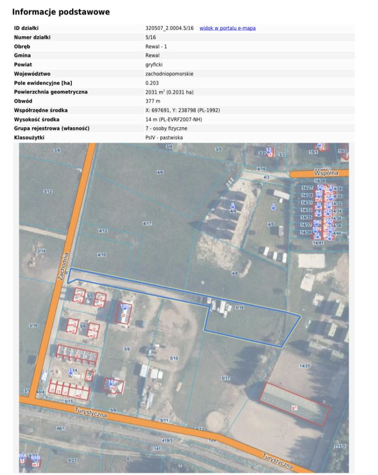 Działka rolno-budowlana Rewal, ul. Turystyczna. Zdjęcie 5
