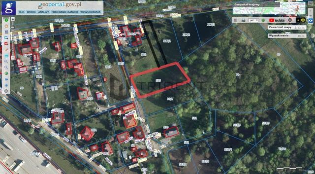 Działka budowlana Baniocha, ul. Podleśna. Zdjęcie 1