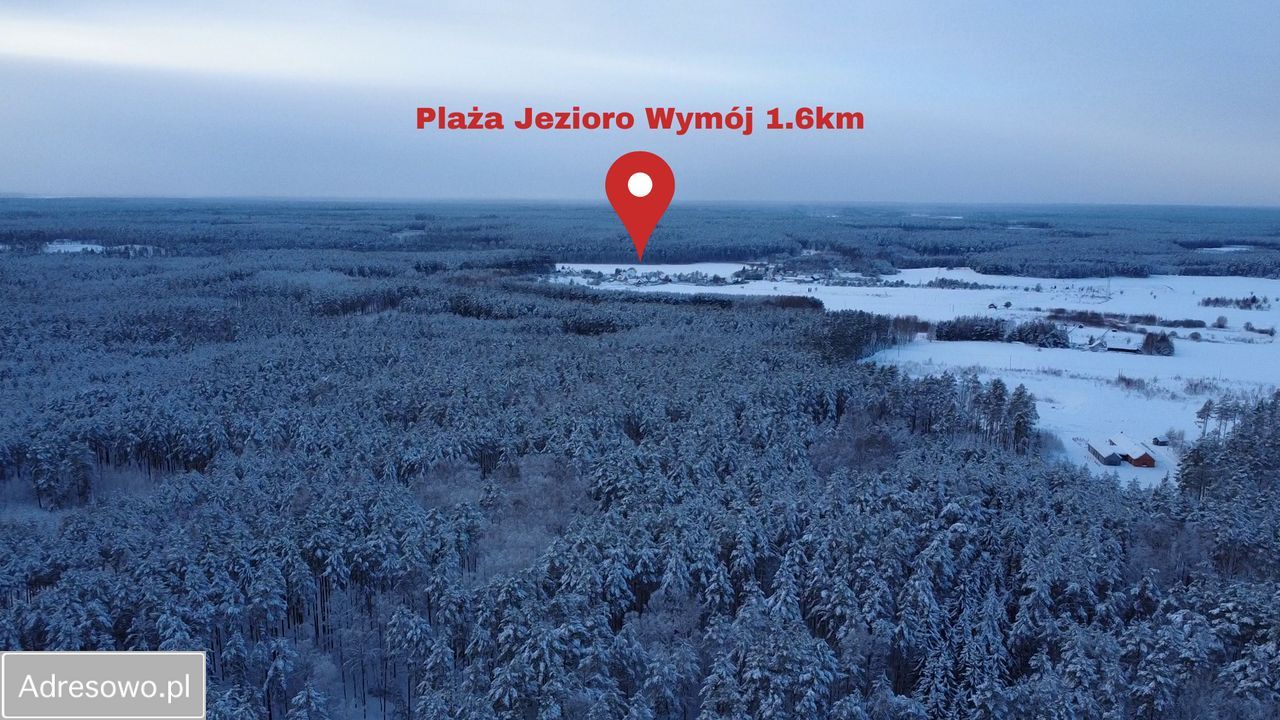 Działka budowlana Wymój. Zdjęcie 2