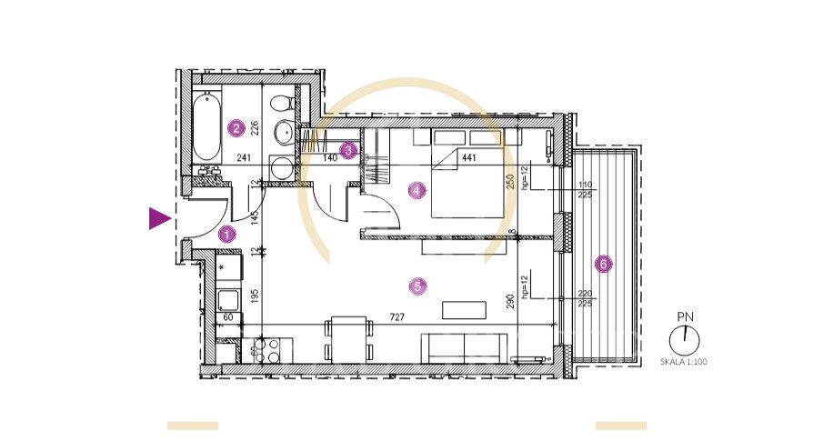 Mieszkanie 2-pokojowe Lublin Kolonia Sławinek, ul. Bukszpanowa. Zdjęcie 9