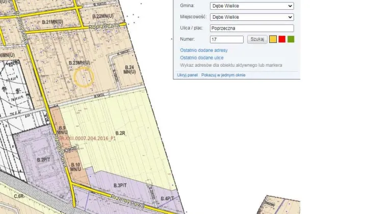 Działka budowlana Dębe Wielkie