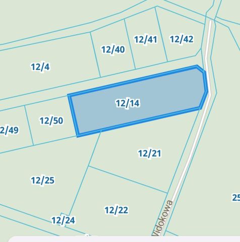 Działka budowlana Czarna Łąka, ul. Widokowa. Zdjęcie 1