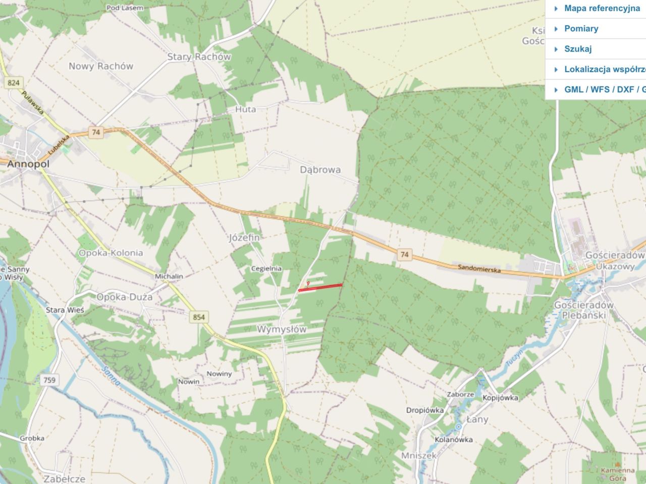 Działka Wymysłów. Zdjęcie 3