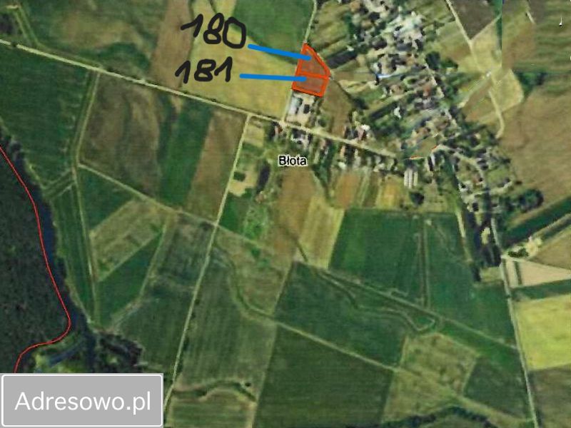 Działka rolno-budowlana Błota. Zdjęcie 1