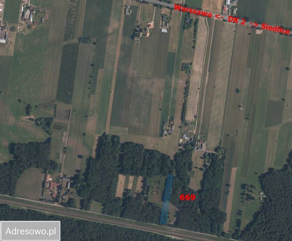 Działka rolno-budowlana Broszków. Zdjęcie 1