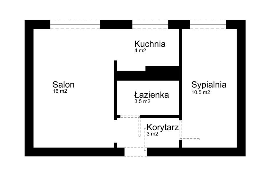 Mieszkanie 2-pokojowe Gdańsk Przeróbka, ul. Bajki. Zdjęcie 3