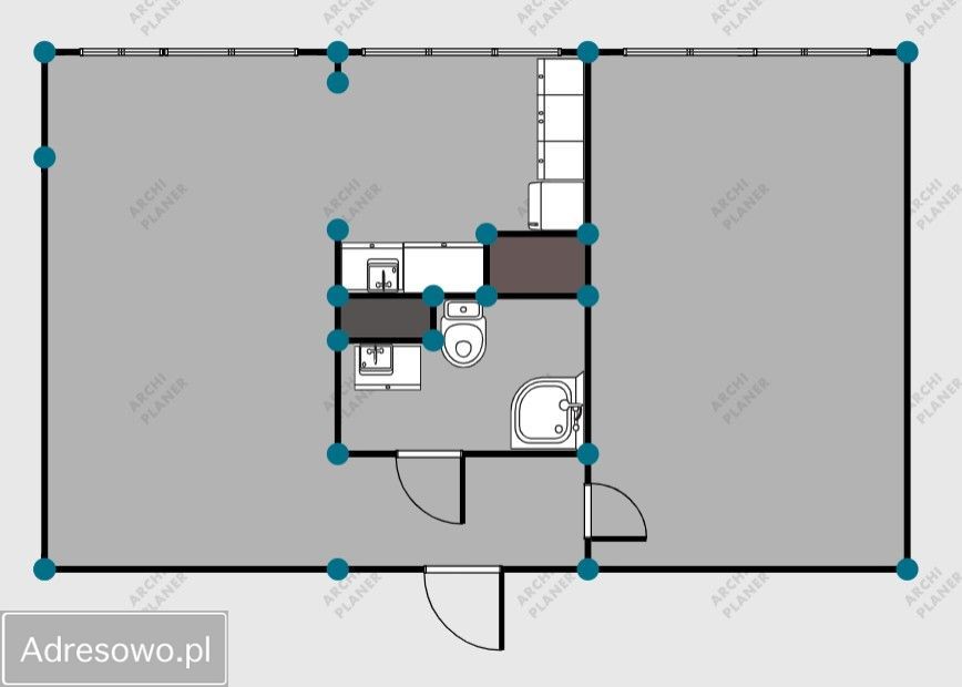 Mieszkanie 2-pokojowe Wrocław Krzyki, ul. Kamienna. Zdjęcie 5