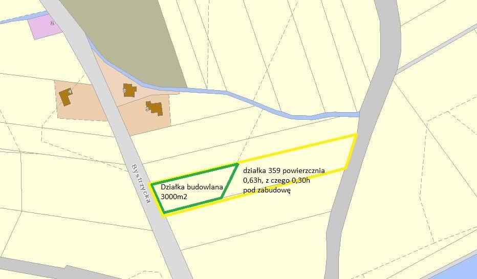 Działka budowlana Mietków, ul. Bystrzycka. Zdjęcie 6