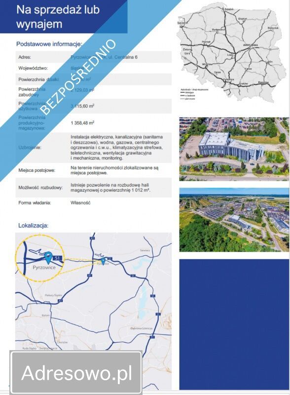 Hala/magazyn Pyrzowice, ul. Centralna. Zdjęcie 6