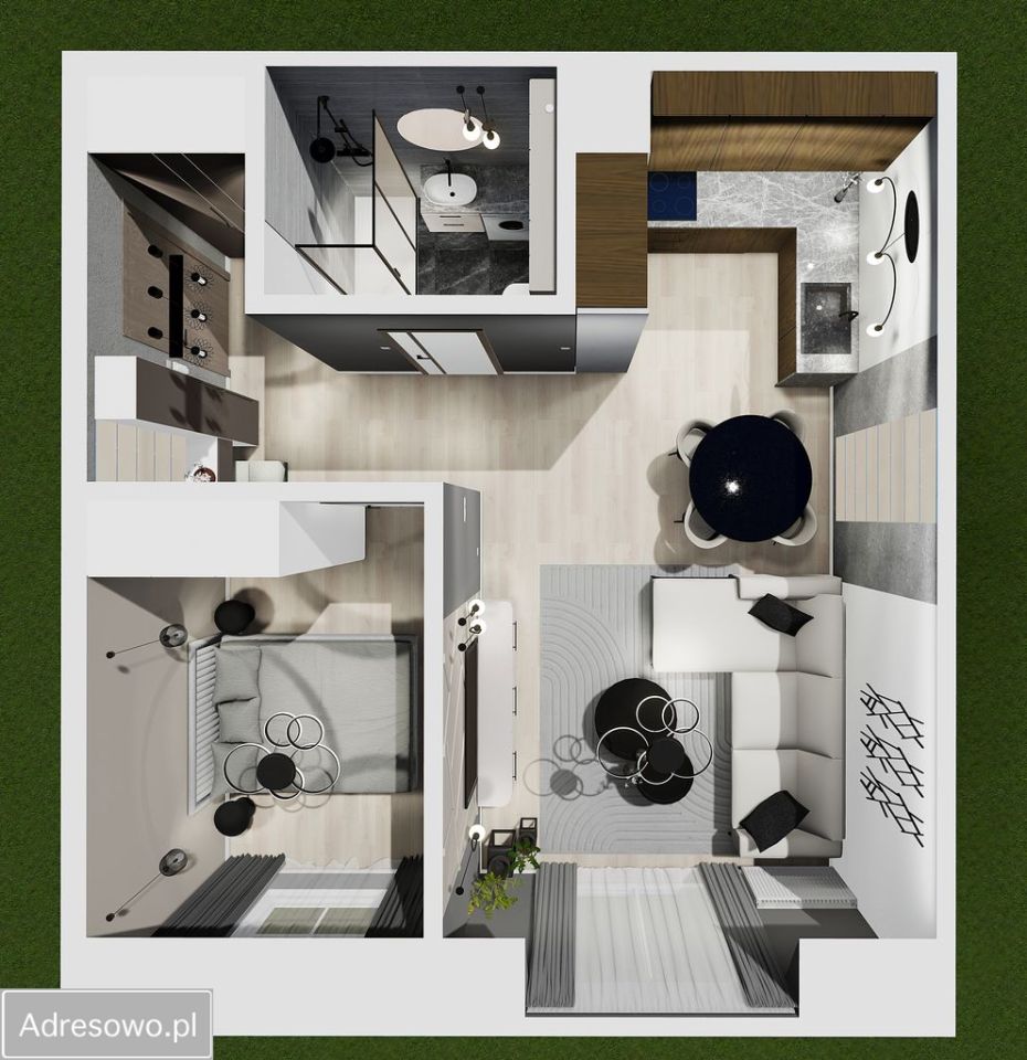 Mieszkanie 2-pokojowe Zielona Góra Łężyca. Zdjęcie 12