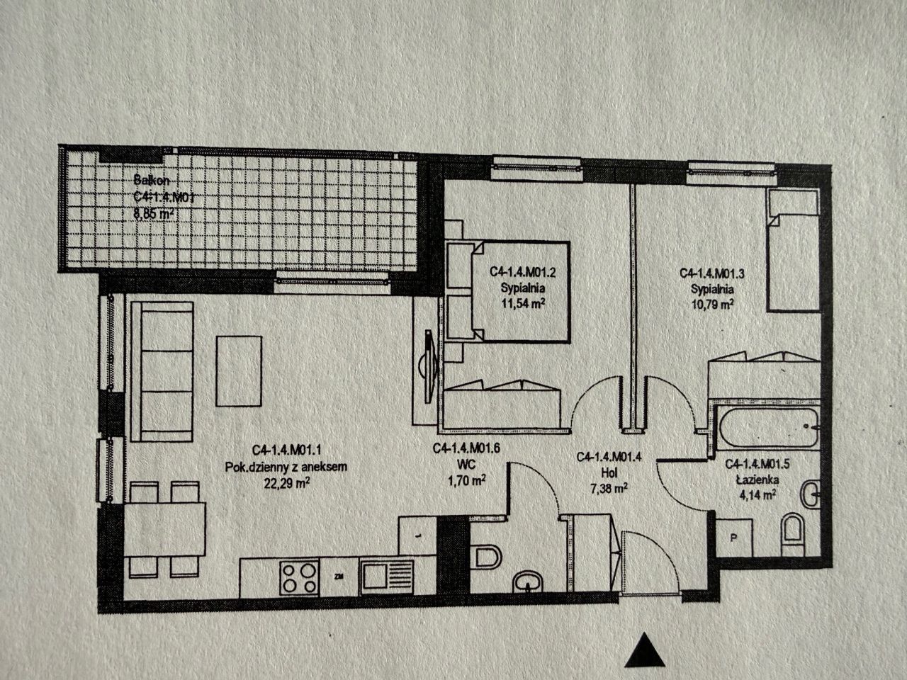 Mieszkanie 3-pokojowe Gdańsk Jasień, ul. Lawendowe Wzgórze. Zdjęcie 7