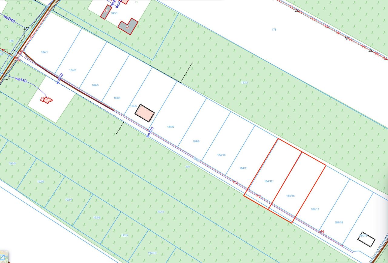 Działka budowlana Dębina. Zdjęcie 2