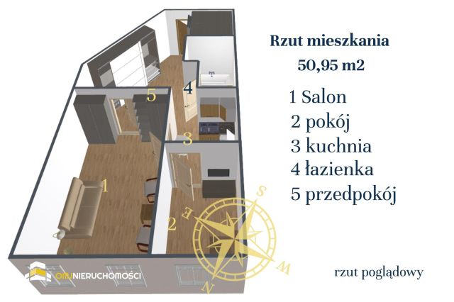 Mieszkanie 2-pokojowe Wrocław Śródmieście, ul. Franklina Delano Roosevelta. Zdjęcie 13