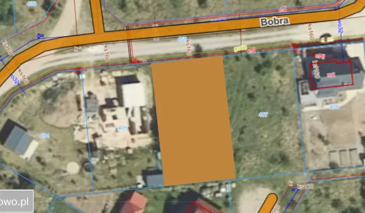 Działka budowlana Sierosław, ul. Bobra