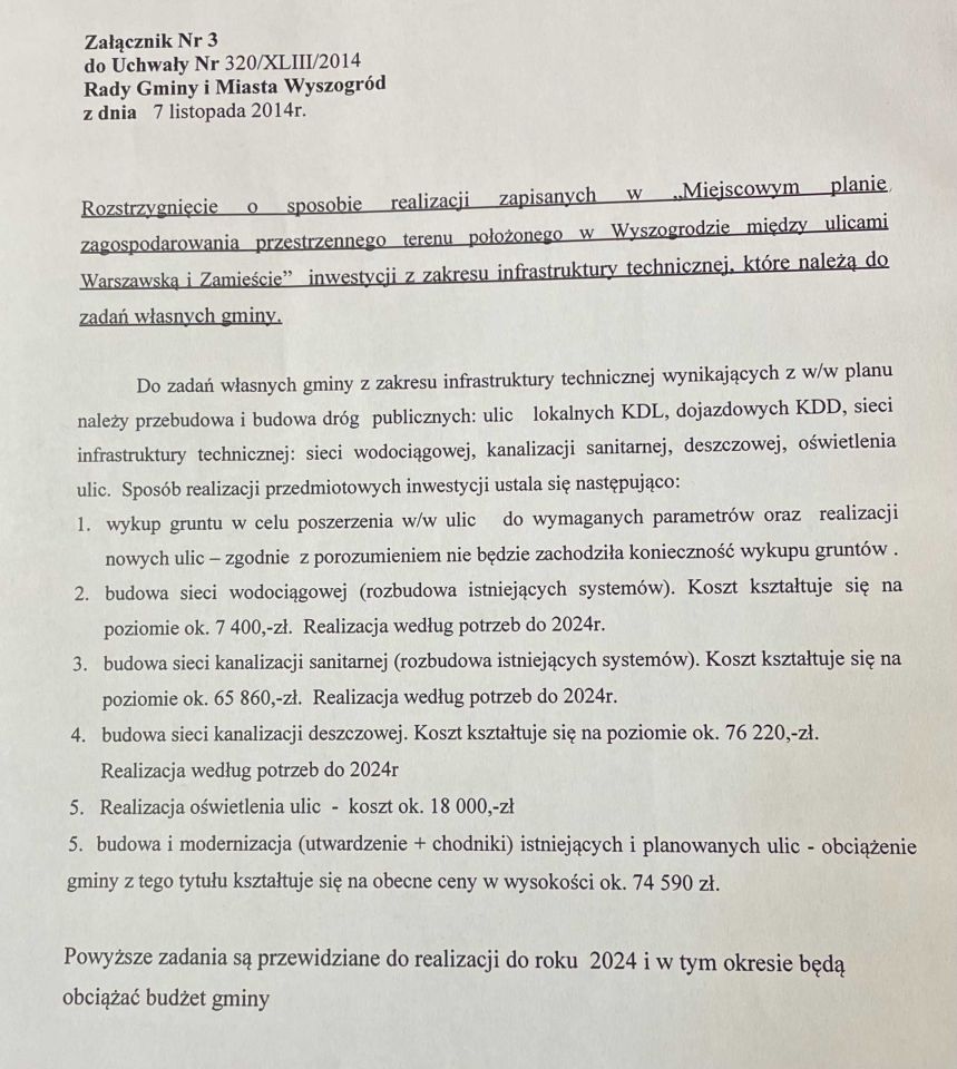 Działka budowlana Wyszogród, ul. Zamieście. Zdjęcie 2