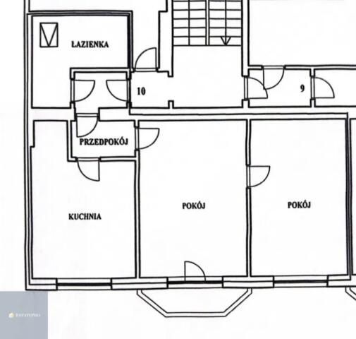 Mieszkanie 3-pokojowe Katowice Śródmieście, pl. Oddziałów Młodzieży Powstańczej. Zdjęcie 9