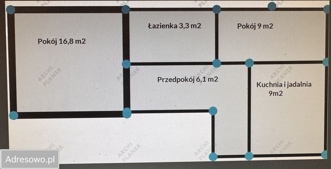 Mieszkanie 2-pokojowe Kraków Bieńczyce, os. Józefa Strusia. Zdjęcie 14