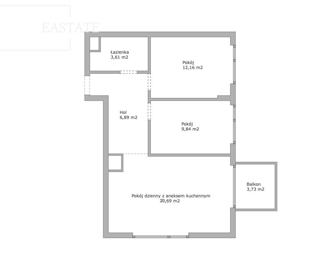 Mieszkanie 3-pokojowe Warszawa Ursynów, ul. Kłobucka. Zdjęcie 19