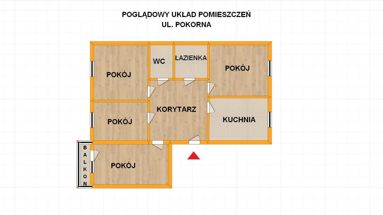 Mieszkanie 4-pokojowe Elbląg, ul. Pokorna. Zdjęcie 10