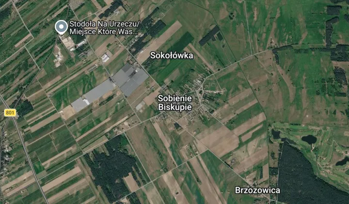 Działka rekreacyjna Sobienie Biskupie