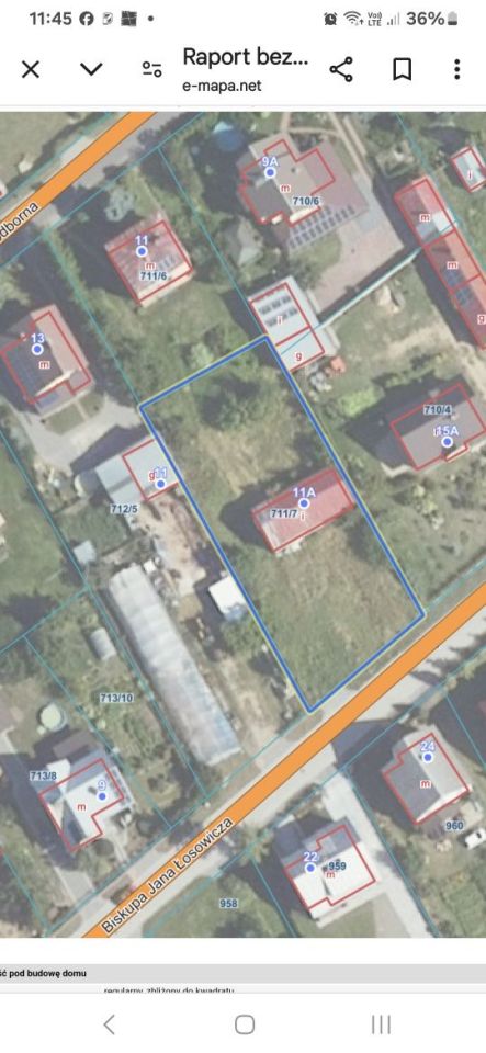 Działka budowlana Janów Podlaski, ul. bp. Jana Łosowicza. Zdjęcie 4