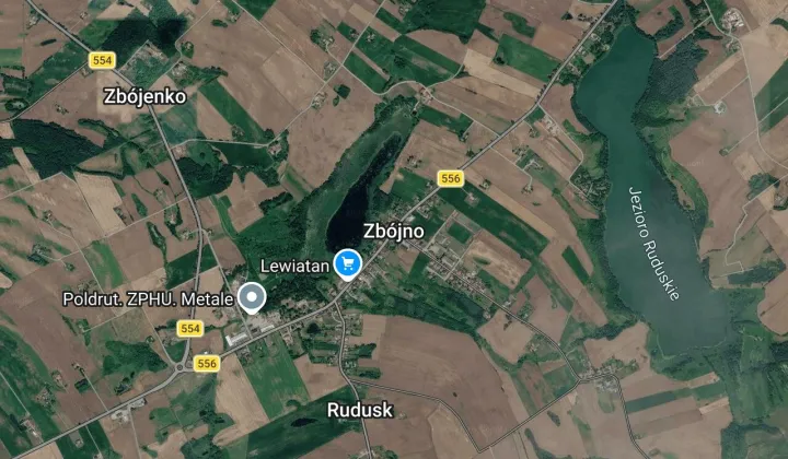 Działka rolna Zbójno