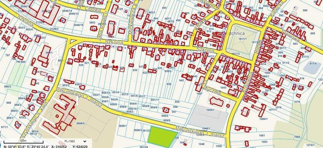 Działka inwestycyjna Pierzchnica, ul. marsz. Józefa Piłsudskiego. Zdjęcie 2