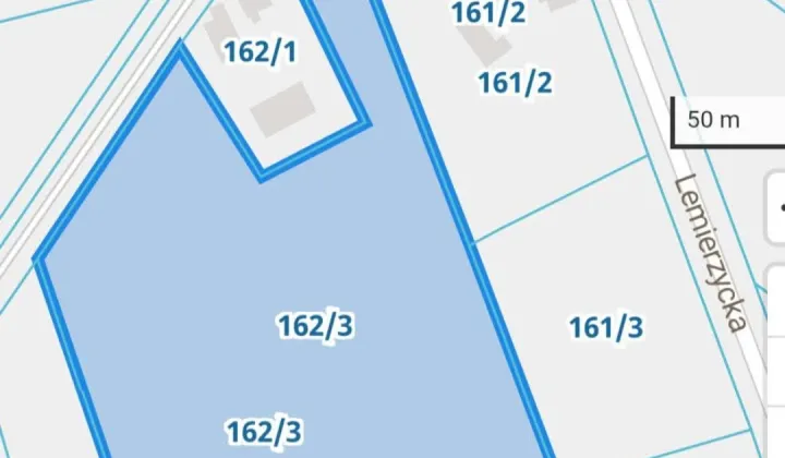 Działka rolna Głuchowo-Kolonia, Lemierzycka