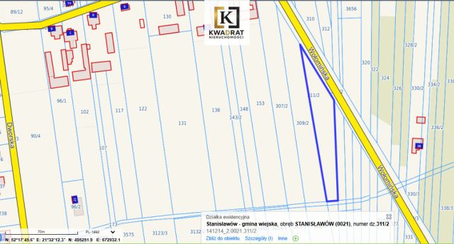 Działka budowlana Stanisławów, ul. Wołomińska. Zdjęcie 1