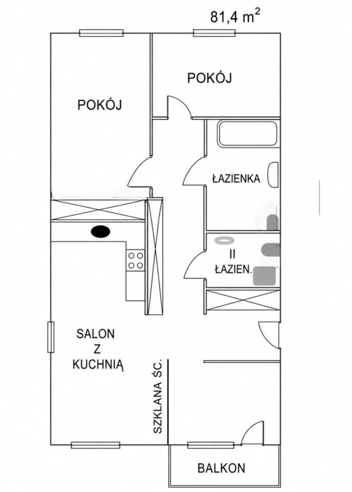 Mieszkanie 3-pokojowe Bielsko-Biała Aleksandrowice. Zdjęcie 30