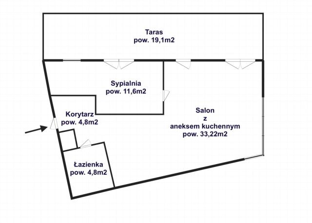 Mieszkanie 2-pokojowe Warszawa Wawer, ul. Mieczysława Pożaryskiego. Zdjęcie 17