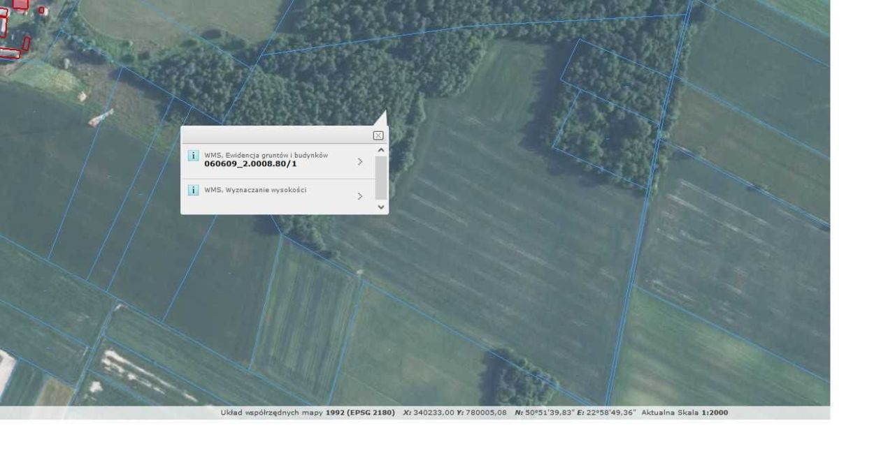 Działka rolna Maszów