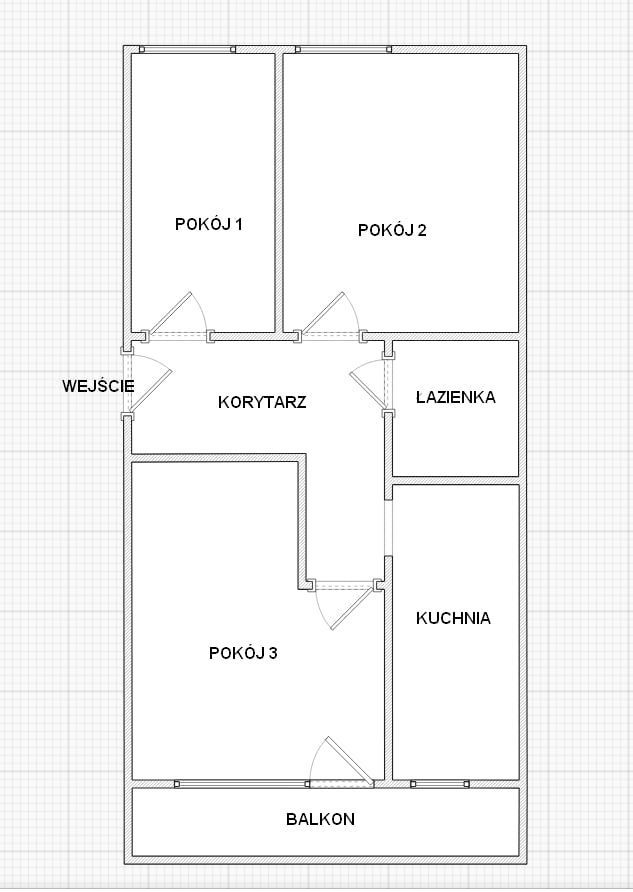Mieszkanie 3-pokojowe Kielce Centrum, ul. Grunwaldzka. Zdjęcie 8