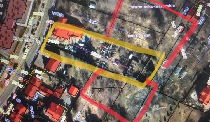 Działka budowlana Olsztyn Zatorze, ul. Macieja Rataja