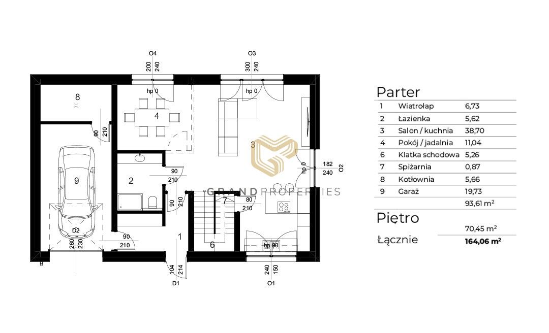 bliźniak, 5 pokoi Bąkówka. Zdjęcie 4