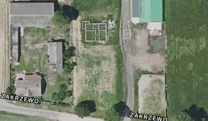 Działka budowlana Zakrzewo