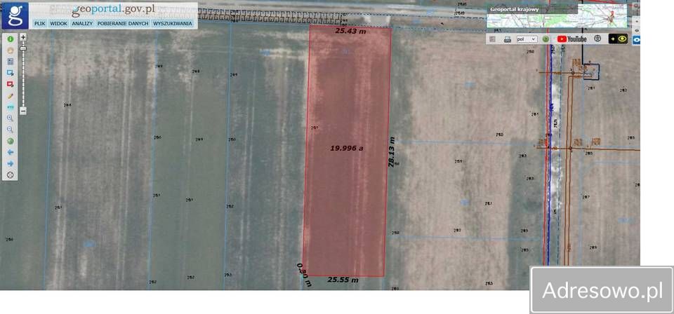 Działka budowlana Wola Dębińska