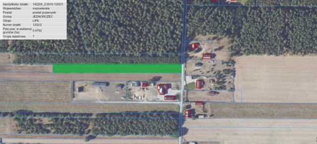 Działka rolna Obórki. Zdjęcie 1