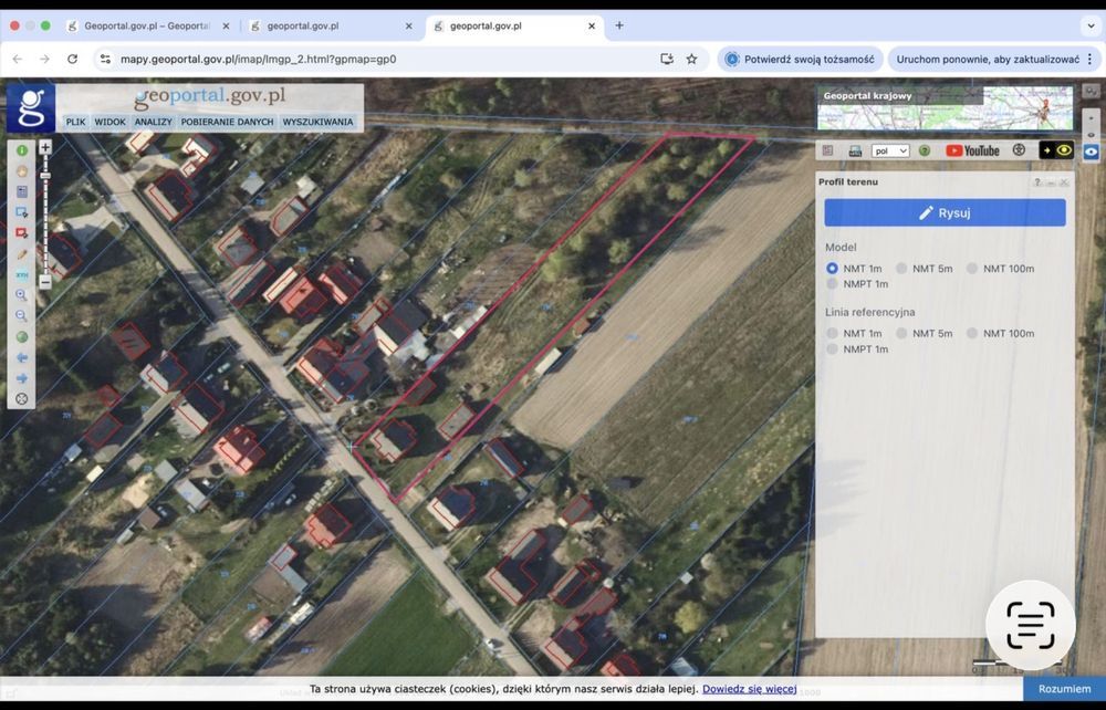 Działka rolno-budowlana Lipce Reymontowskie. Zdjęcie 3