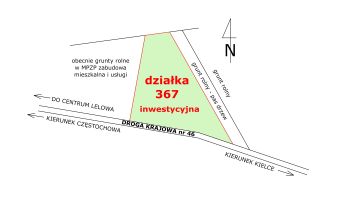 Działka inwestycyjna Lelów, ul. Szczekocińska