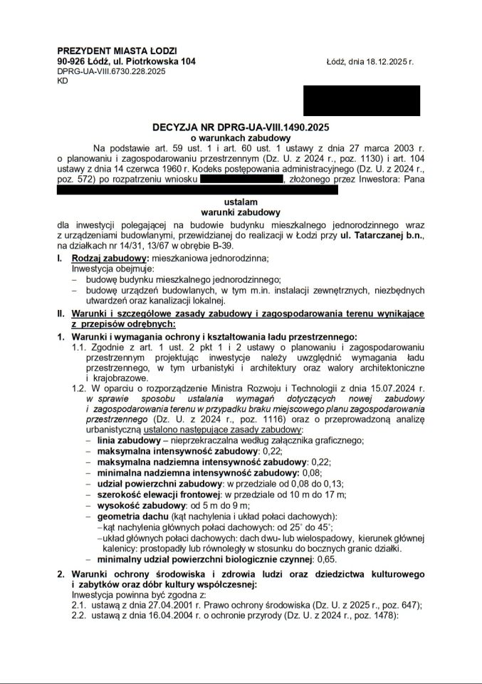 Działka budowlana Łódź Bałuty, ul. Tatarczana. Zdjęcie 5