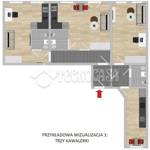 Mieszkanie 3-pokojowe Wrocław Śródmieście, ul. Pomorska. Zdjęcie 18