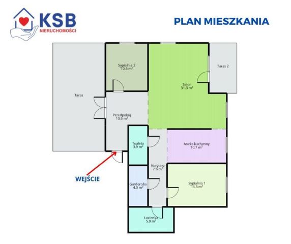 Mieszkanie 3-pokojowe Ostrowiec Świętokrzyski, ul. Pogodna. Zdjęcie 20